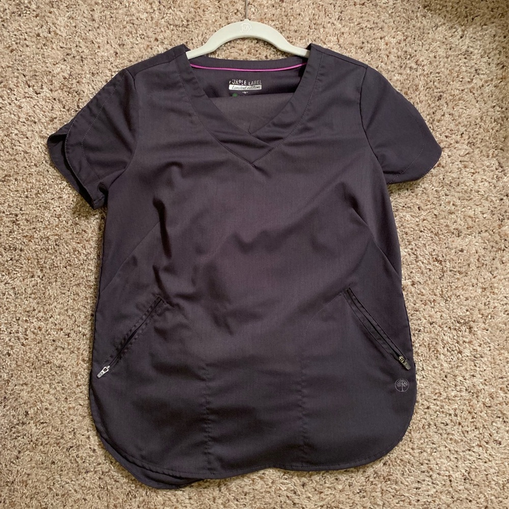 Grey Scrub Top